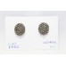 Stud Earrings Silver 925 Sterling Women Marcasite Stone C 432